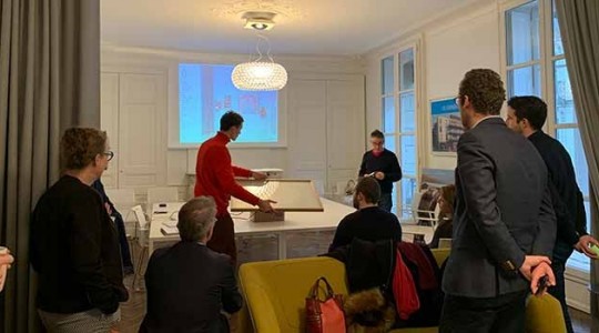 Une nouvelle œuvre exposée dans notre agence de Nantes, avec les Ateliers Bonus et le Fonds métropolitain pour la culture