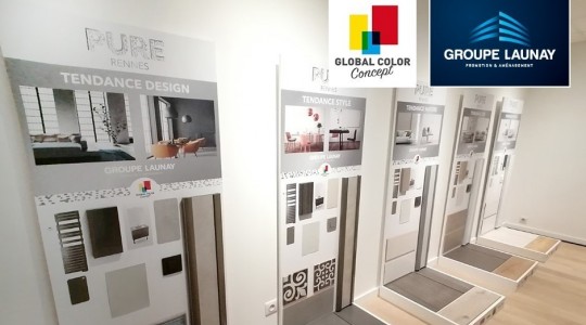 Le Groupe LAUNAY collabore avec Delphine CAZENAVE et Global Color Concept.
