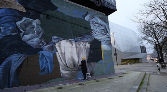 LE GROUPE LAUNAY INAUGURE AVEC LA VILLE DE NANTES LA 1ÈRE FRESQUE DU M.U.R