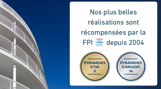 PYRAMIDES D'OR | Palmarès de nos résidences récompensées par la FPI