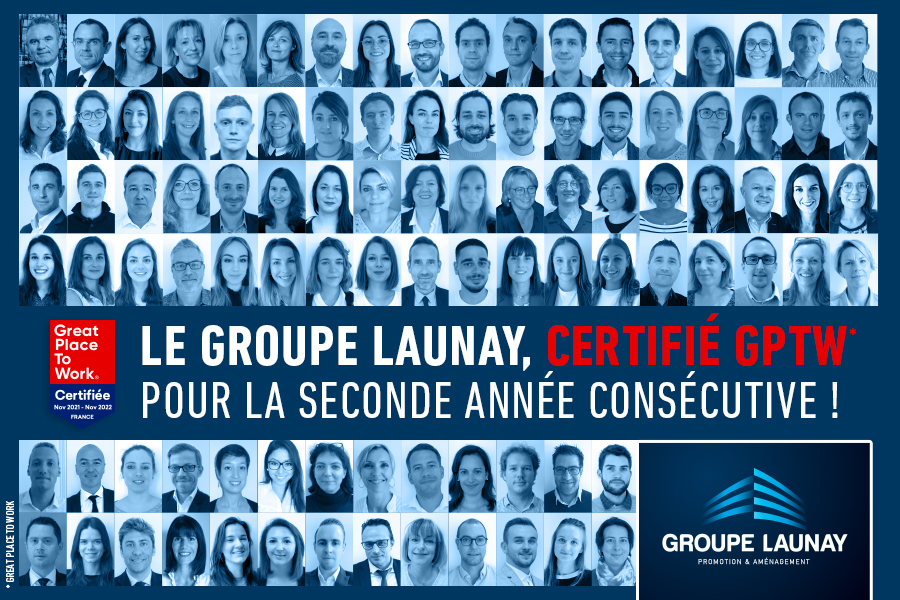 Le Groupe Launay certifié Great Place To Work® pour la 2ème année consécutive